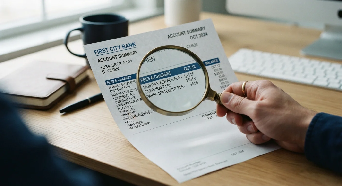 Bank Fees That Quietly Drain Your Account (and How to Spot Them)