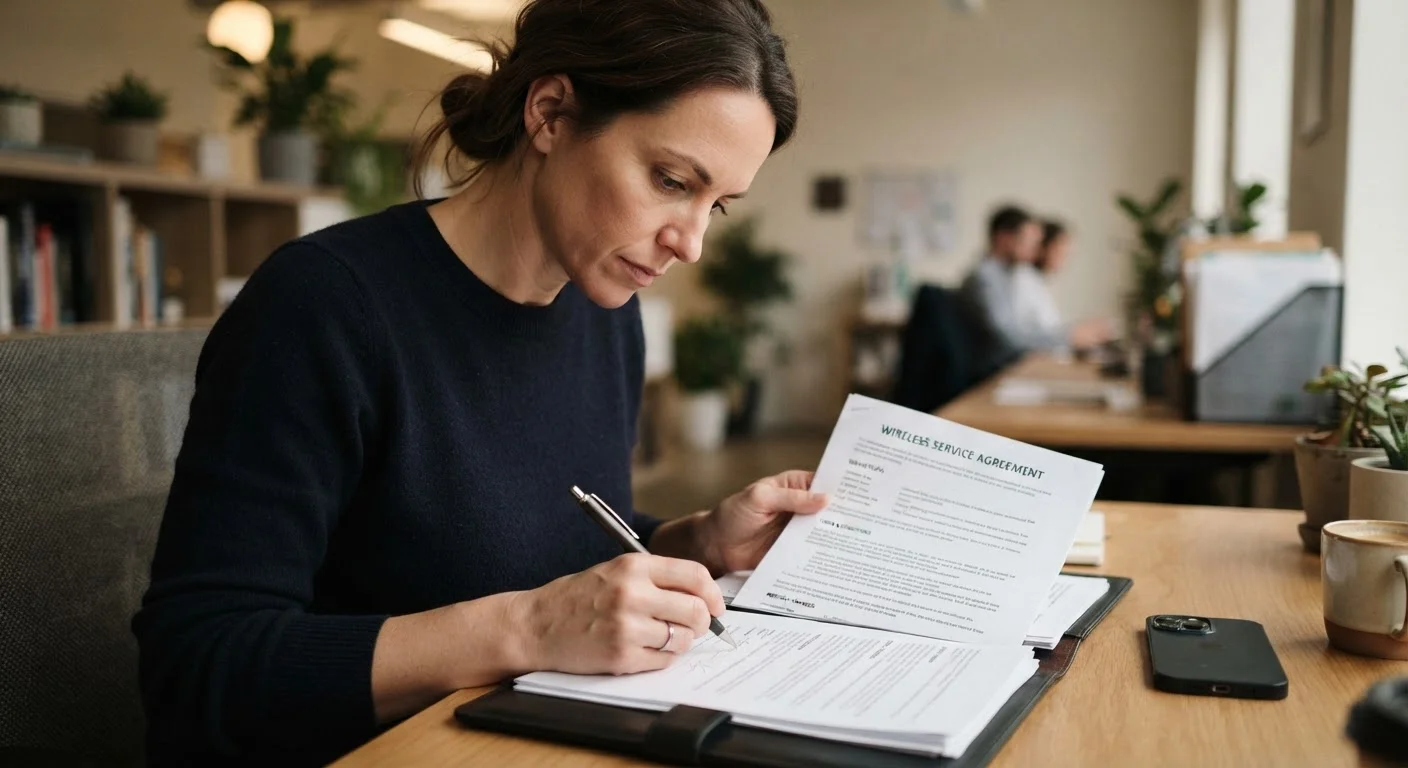 Before You Sign a Two-Year Carrier Contract: A Practical Checklist