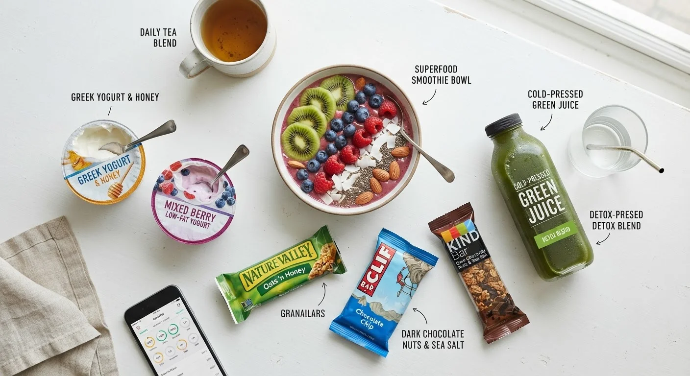 Foods Commonly Labeled 'Healthy' That May Surprise You Nutritionally