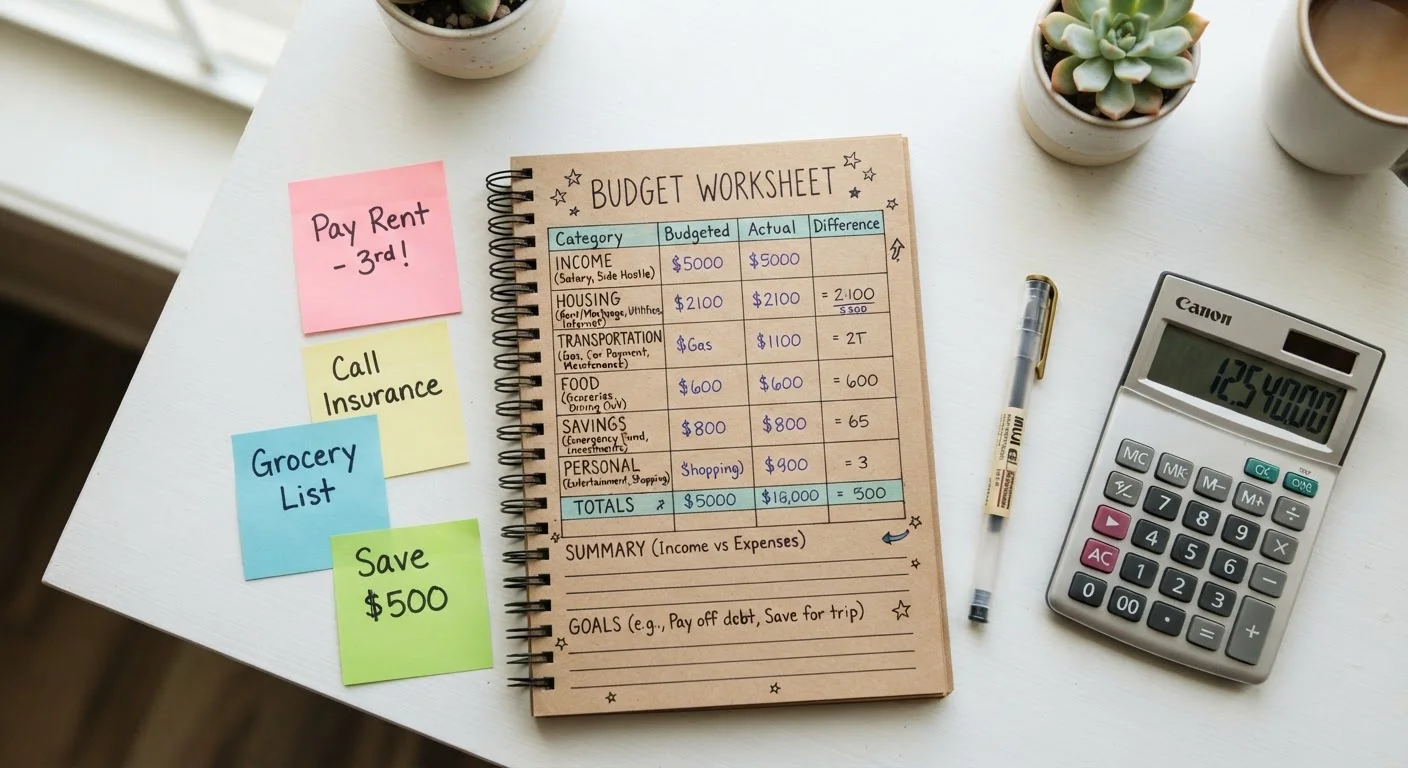 How to Build a Budget Category List That Covers Everything