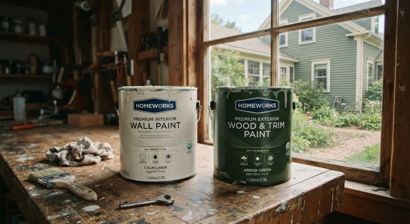 Interior Paint vs. Exterior Paint: Why the Difference Matters