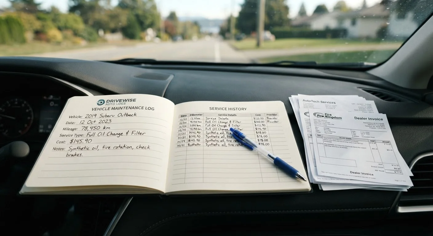 Keeping a Vehicle Maintenance Log: Why the Paper Trail Matters