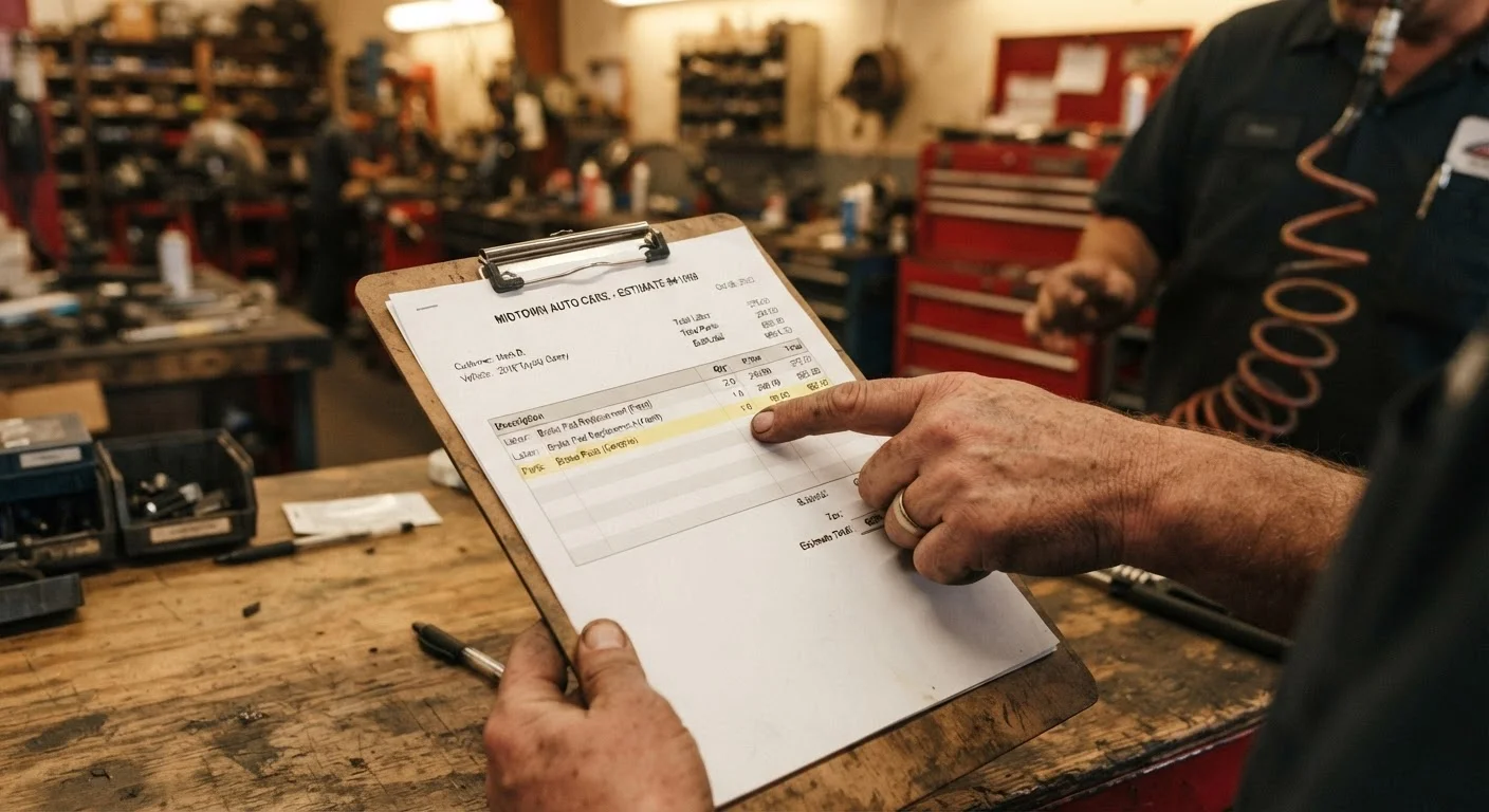 Reading a Mechanic's Estimate: What the Line Items Actually Mean