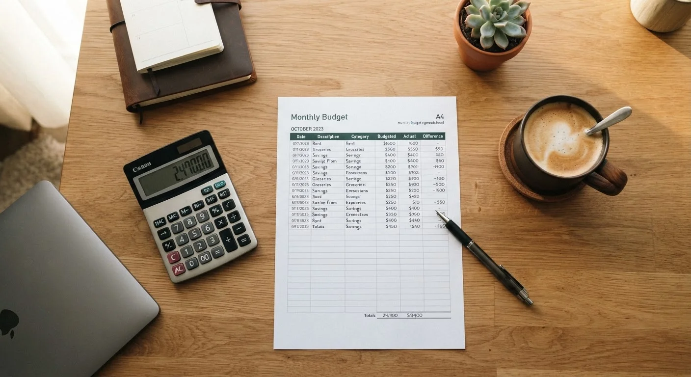 Setting Up a Monthly Budget That You'll Actually Stick To