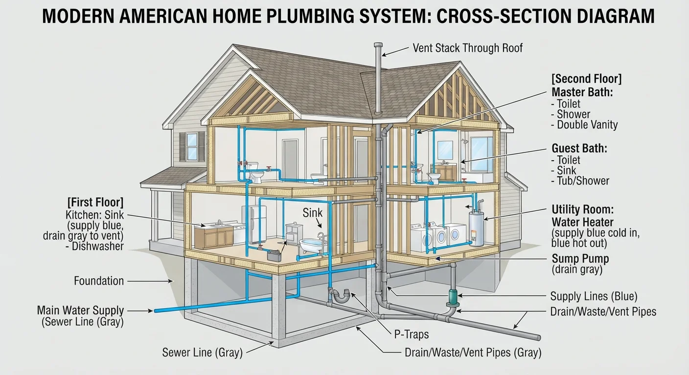 The Anatomy of a Home Plumbing System