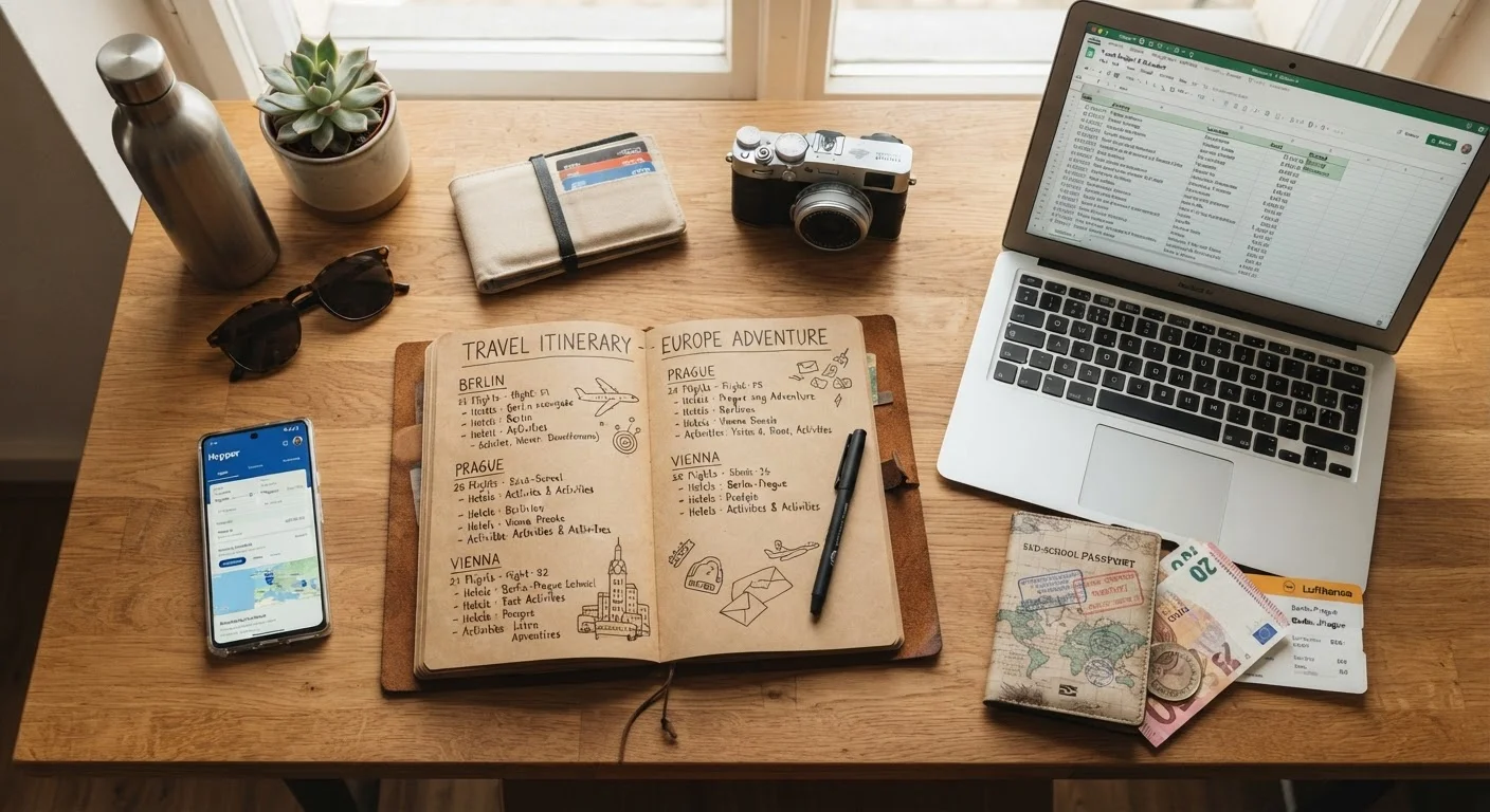 Using Spreadsheets, Apps, or Notebooks: Finding the Right System to Track Your Trip